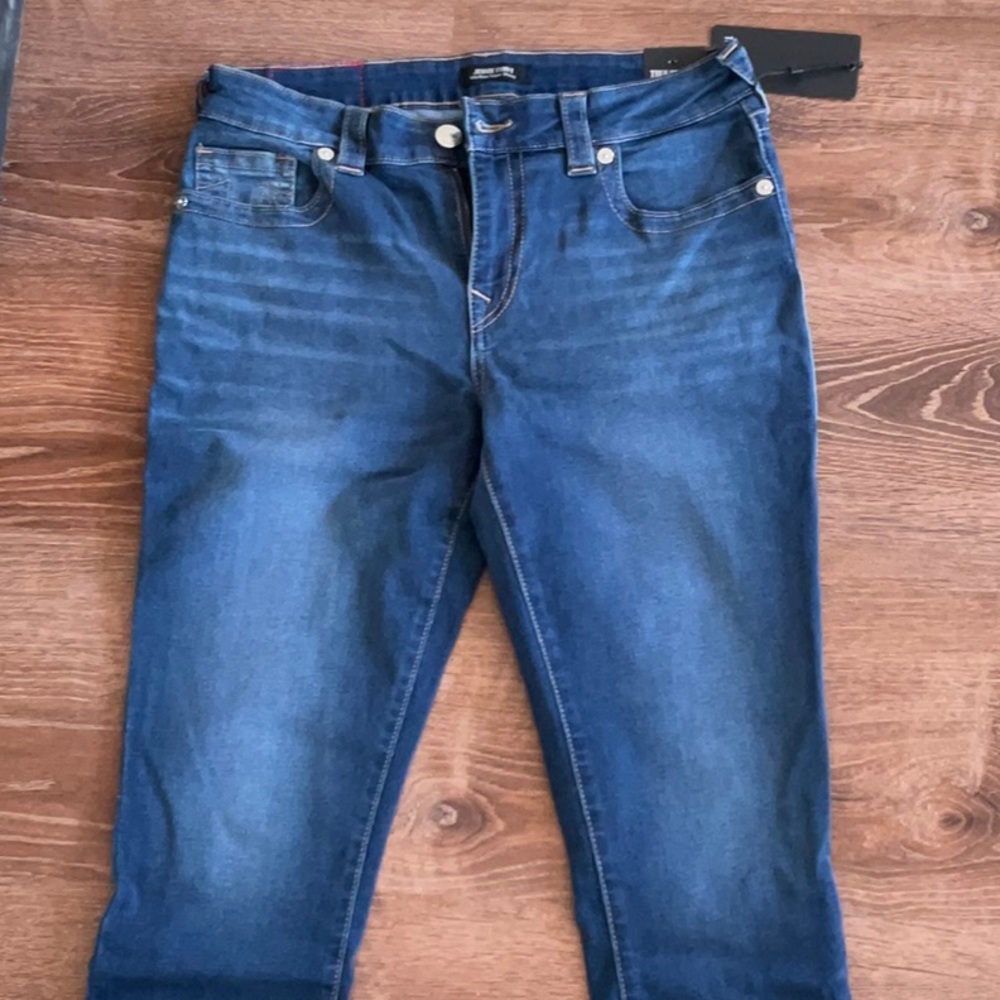 True religion size 31 skinny jeans